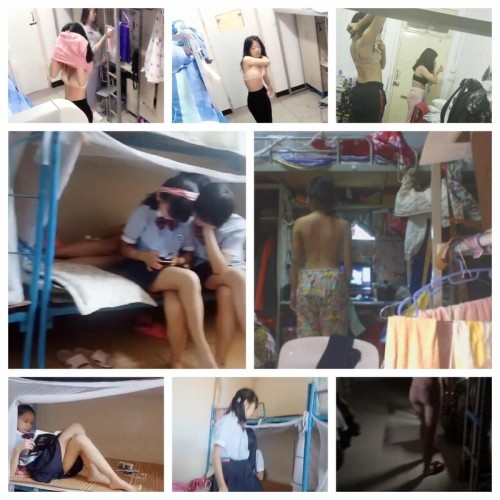 274 SUS渣女真实偸拍宿舍姐妹露点不雅行为~波霸女给大奶子做抹油拍打保养 (4)