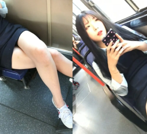 버스 셀카 이쁜년