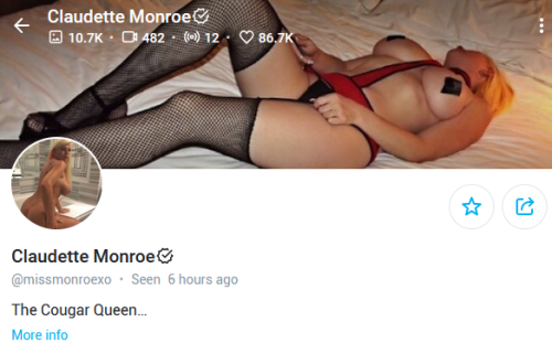 [ONLYFANS] Claudette Monroe @missmonroexo