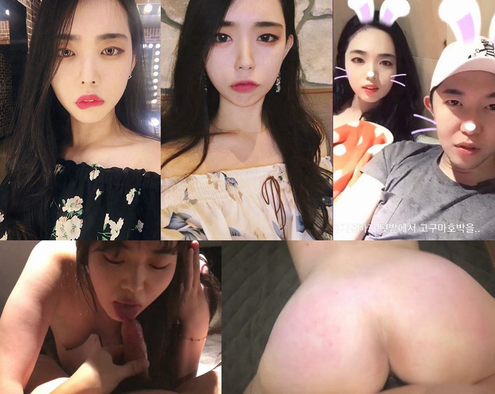 끝없이 흘러내리는 정액을 입으로 받아주는 이쁜여친